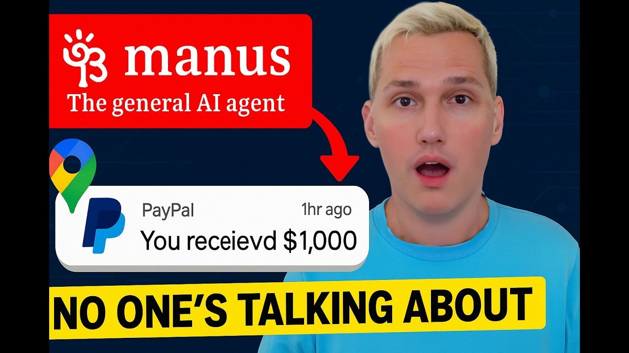The Easiest AI Side Hustle No One’s Talking About (Google Maps + Manus AI)