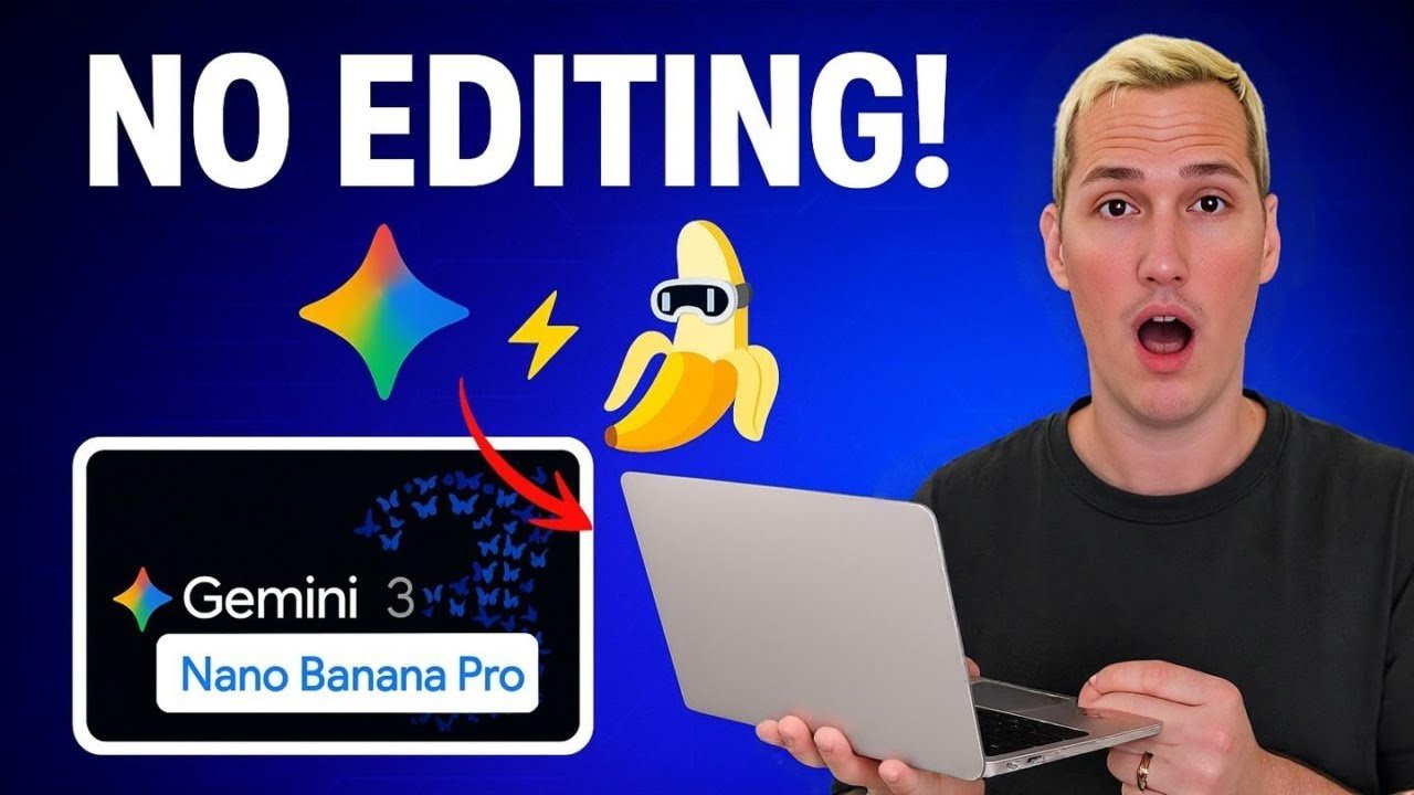 Gemini 3 & Nano Banana Pro = NO EDITING Required 🤯 (AI Video Monetization in 2025)