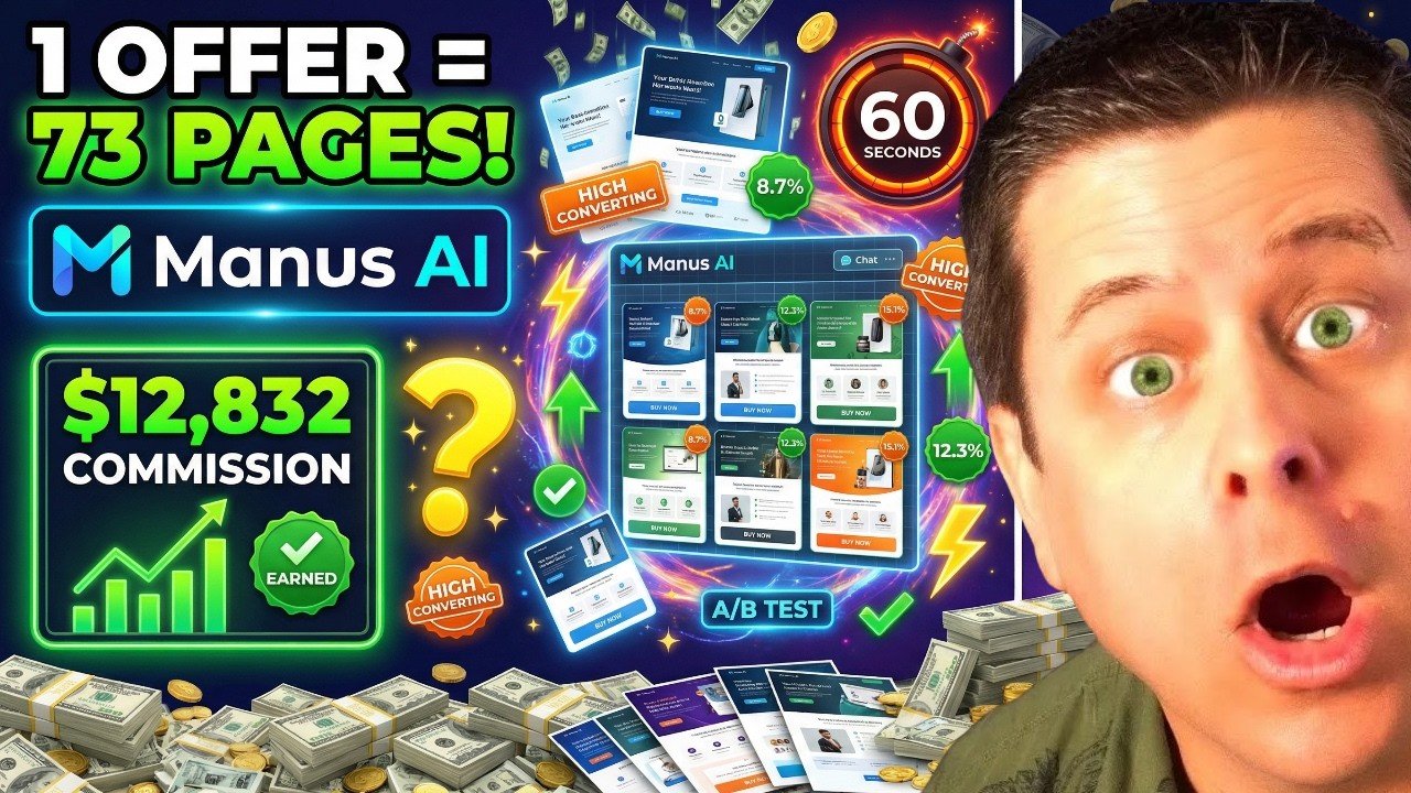 Manus Ai Built My ENTIRE Affiliate Website In Minutes!