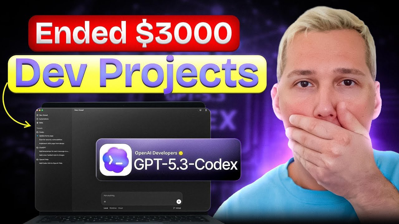 GPT-5.3 Codex ENDED $3000 Dev Projects (Agencies Aren’t Ready) 💥