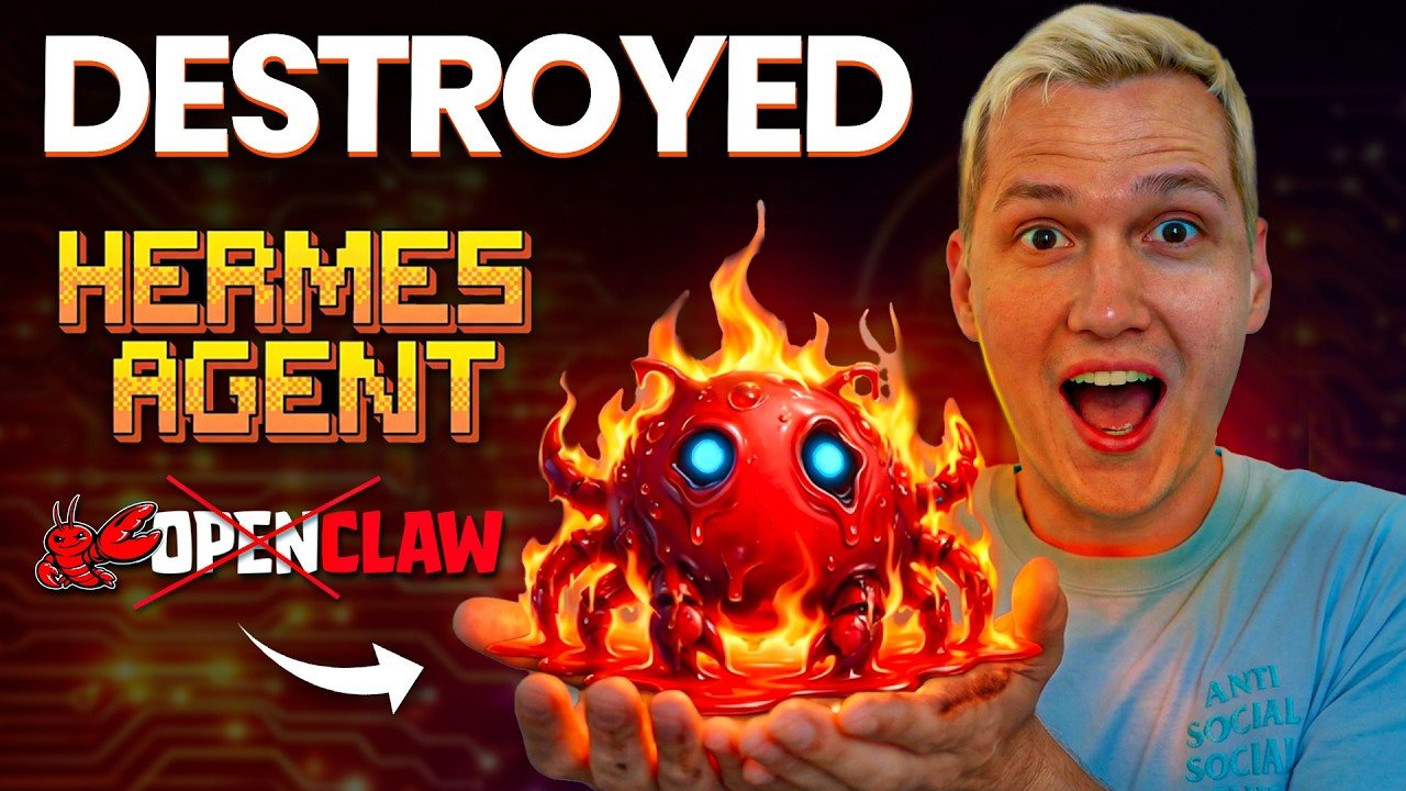 Hermes Agent KILLED $497/Month Automation Tools 🚨 (Your AI Gets Smarter Every Session)