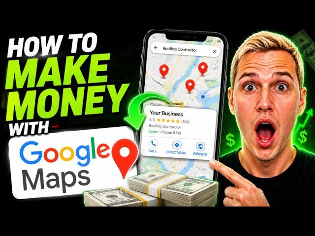 How To Make Money with Google Maps (STUPID Simple AI Method!)