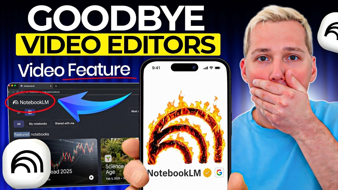 NotebookLM’s NEW Video Feature is INSANE 🤯 (Research + Script + Video for $0)