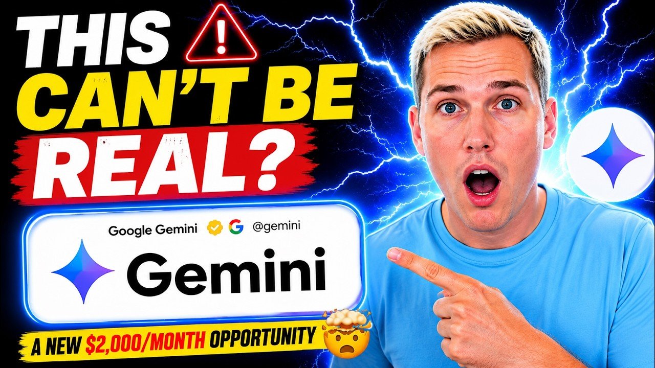 Gemini’s NEW Update Just CHANGED EVERYTHING 🤯 A New $2,000/Month Opportunity (…But Does It Work?)