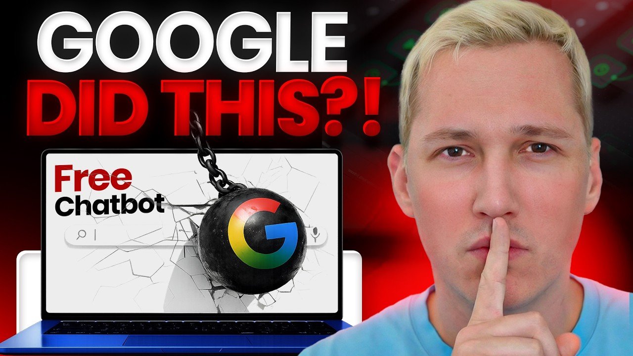 Google's FREE Chatbot Just WIPED OUT Expensive Chatbot Platforms (No Subscriptions Needed)
