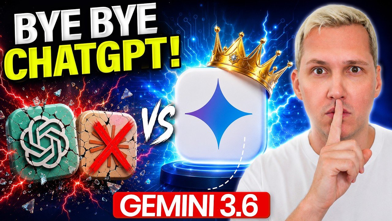 Google’s FREE Gemini 3.6 Just REPLACED ChatGPT and Claude (Zero-Cost AI Agent)