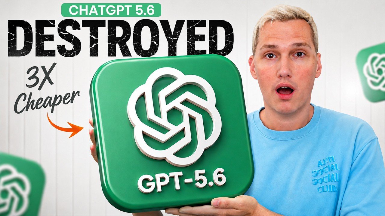 OpenAI’s NEW GPT-5.6 Just REPLACED Claude (3X Cheaper + Builds Full Apps in 15 Min)