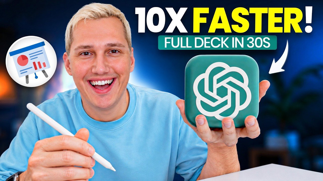 ChatGPT Just Made Presentation Design 10X Faster (Full Decks in 30 Seconds)