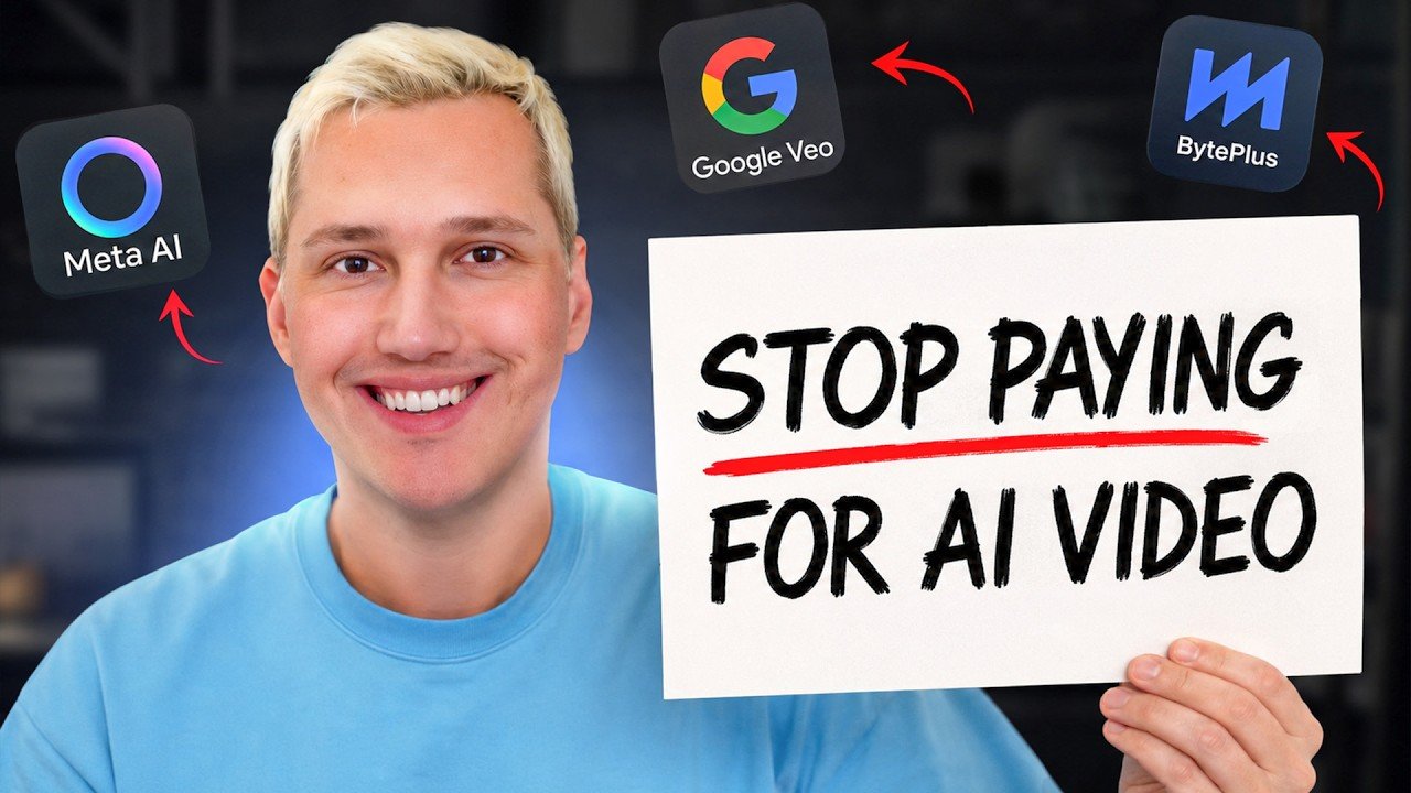 This FREE Tool Just REPLACED Paid Video AI (Meta + Google + BytePlus)