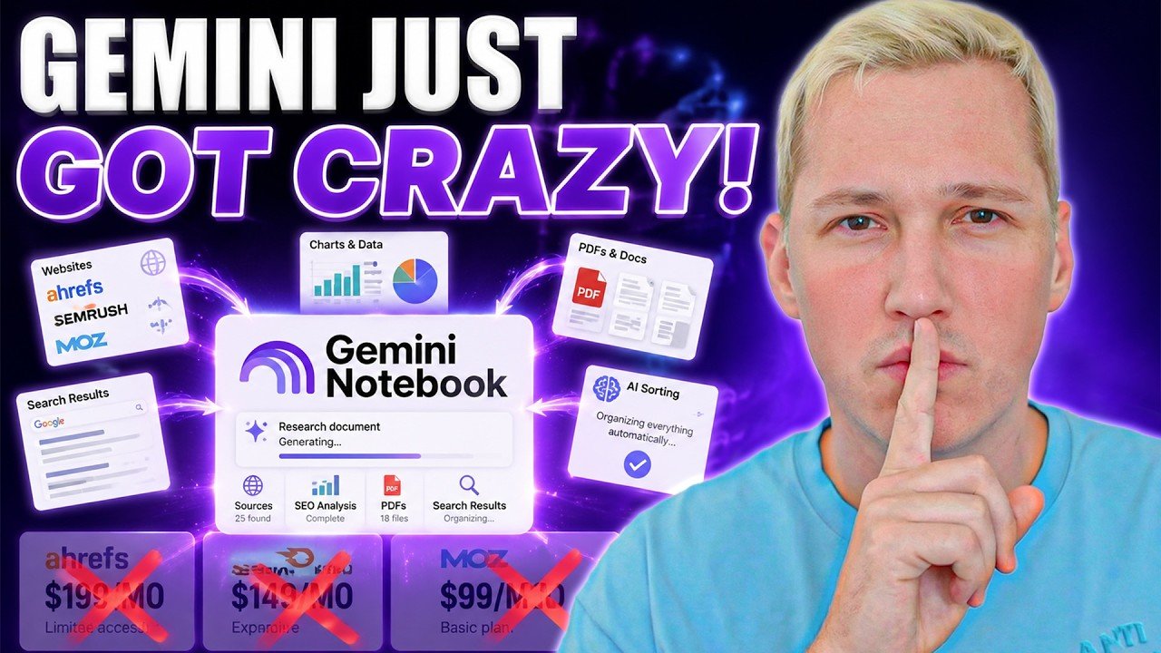 Gemini Notebook Just Got CRAZY Powerful (Automates Client Research)