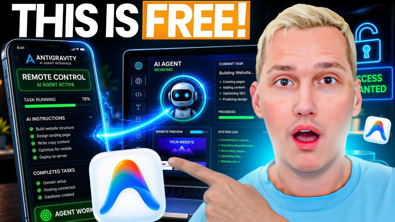Google Just Made Antigravity SCARY Powerful (NEW Remote Control Update)