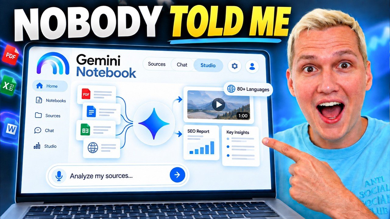 Gemini Notebook Just Got a MASSIVE Upgrade (It Builds While You Talk)