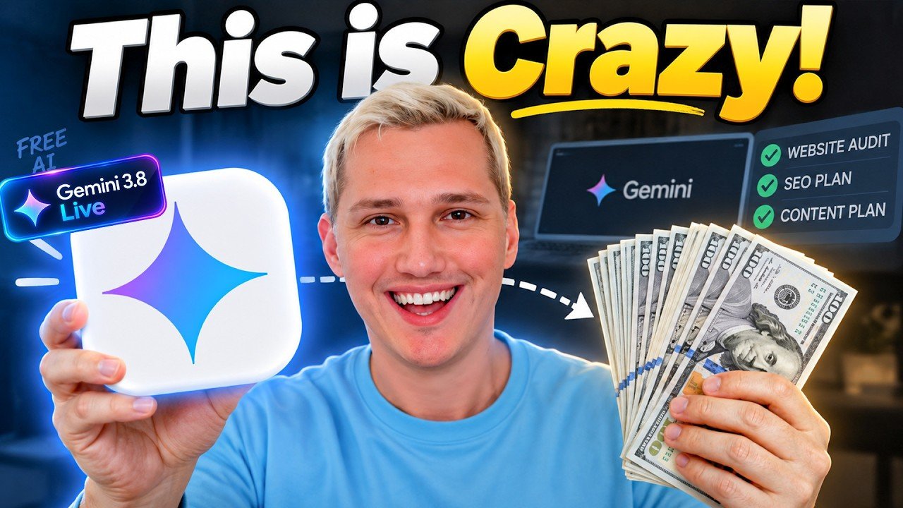 Google Just Dropped Gemini 3.8 Live (A NEW Way to Make Money With AI?)