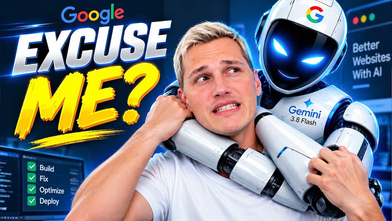 This New Google AI Can Build & Fix Client Websites? (Gemini 3.8 Flash Update)