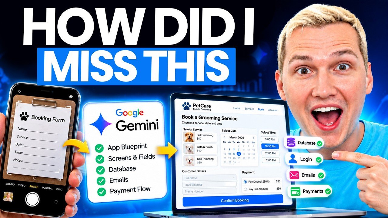Gemini’s NEW Photo Feature Just REPLACED Web Developers (Spec to App)