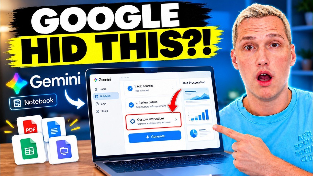 Google Just Upgraded Gemini Notebook (Check THIS Before You Click Generate)