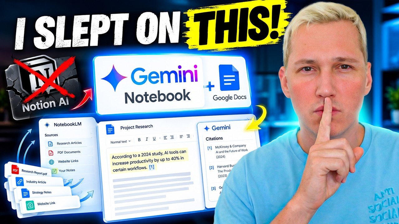 Google Just BURIED Notion AI (Gemini Notebook Upgrade)