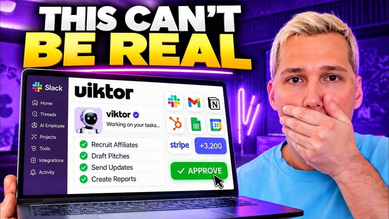 Viktor AI Employee Just DESTROYED How We Use Slack (3,200+ Tools Connected)